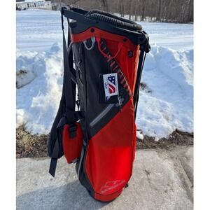 Sun Mountain 2.5+ Stand Bag Orange Charcoal Lightweight Golf Carry Bag NEW